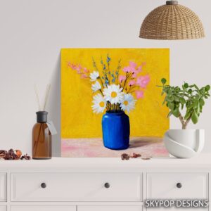 Daisy Bouquet Art
