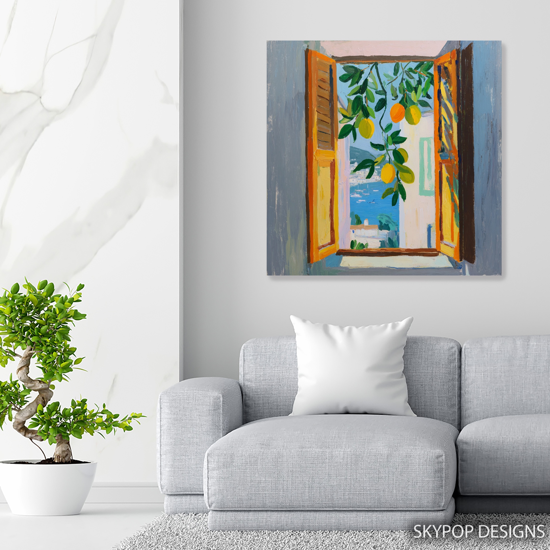 5.jpg Lemon Window View Art