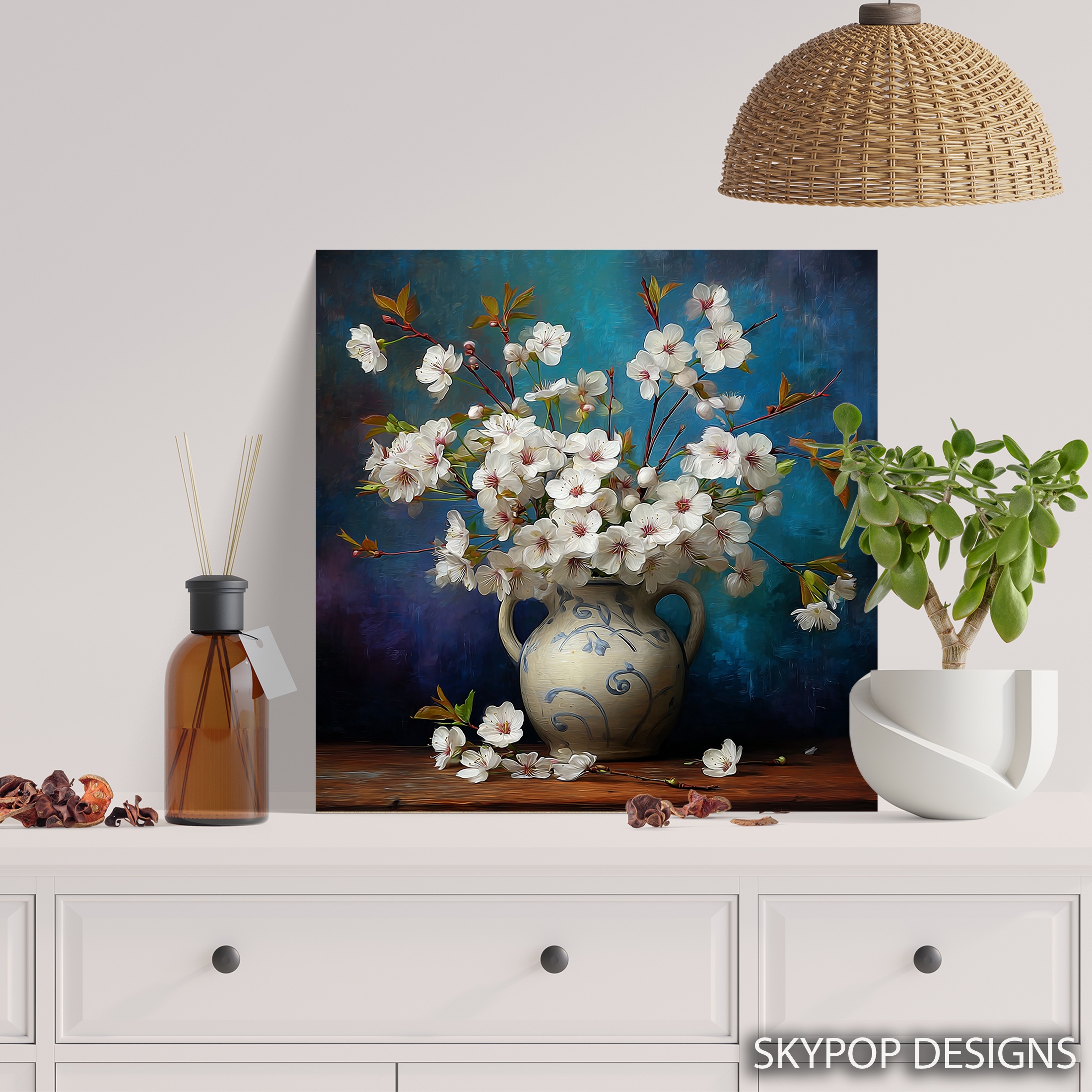 5.jpg Cherry Blossoms Vase Art