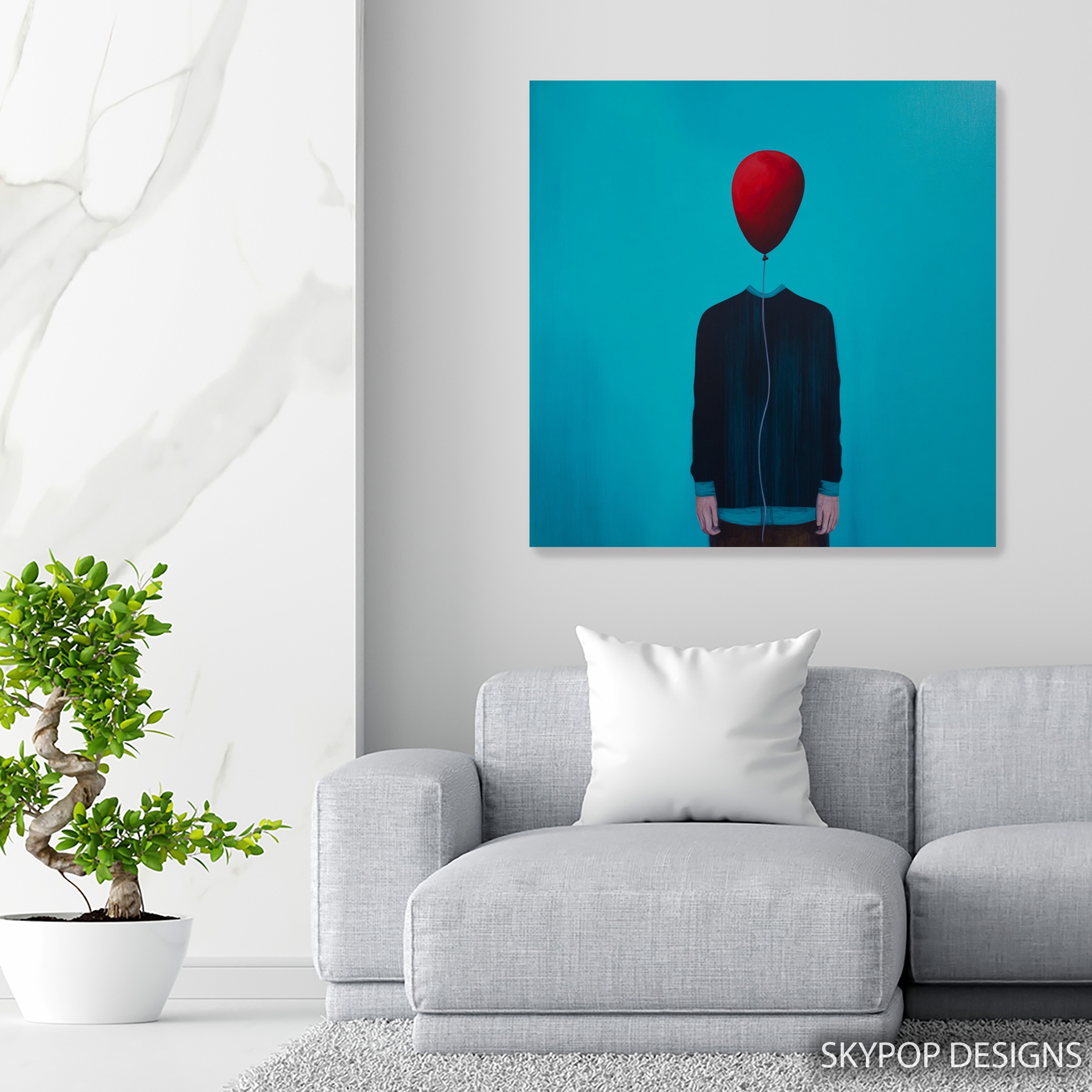 5.jpg Balloon Head Silhouette Art