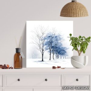 Winter Woods Art