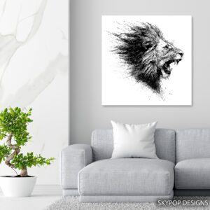 Lion Roar Art