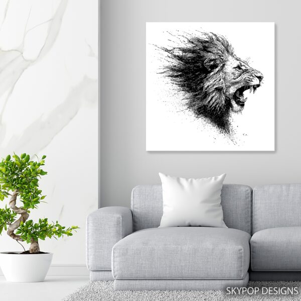 Lion Roar Art