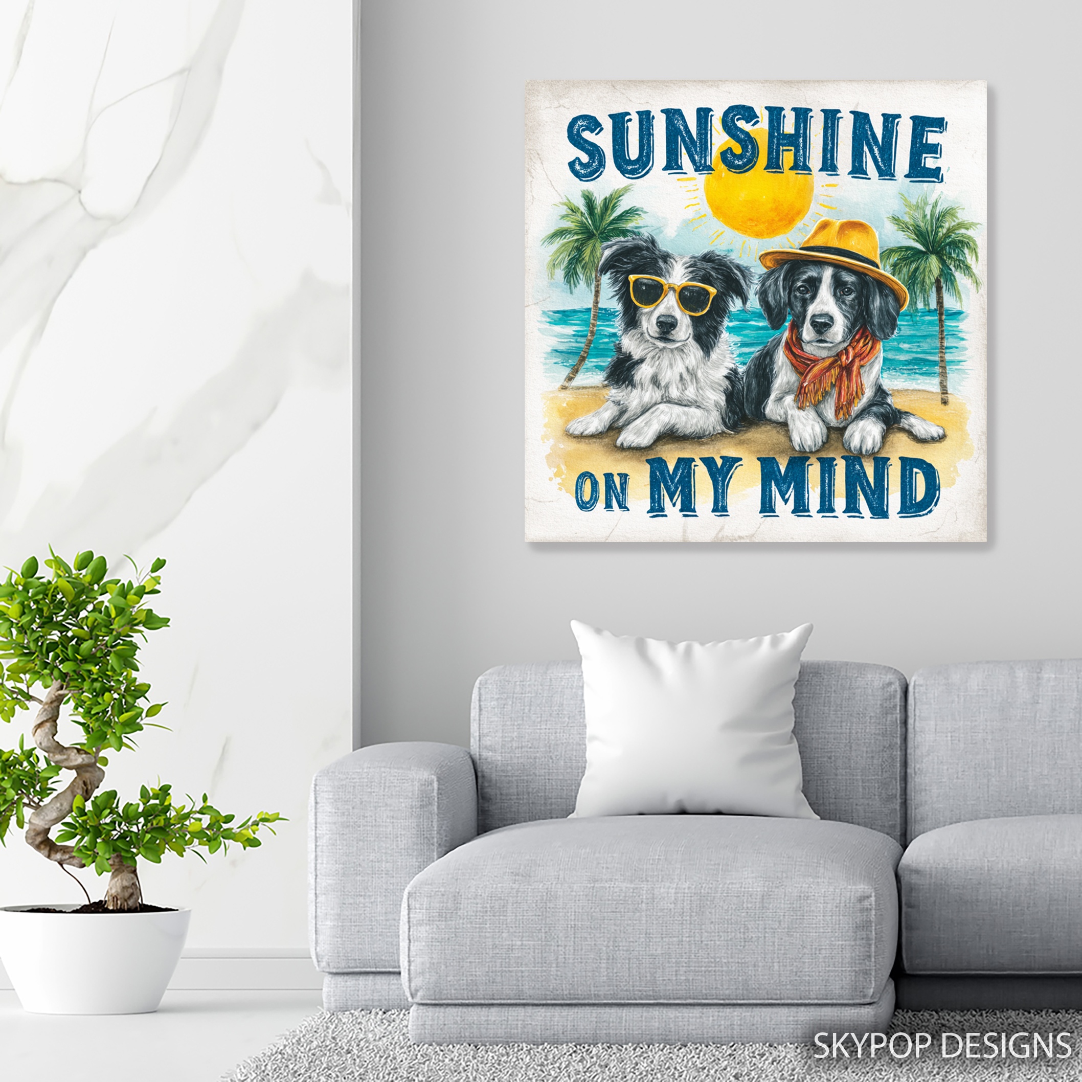 5.jpg Beach Dogs Art