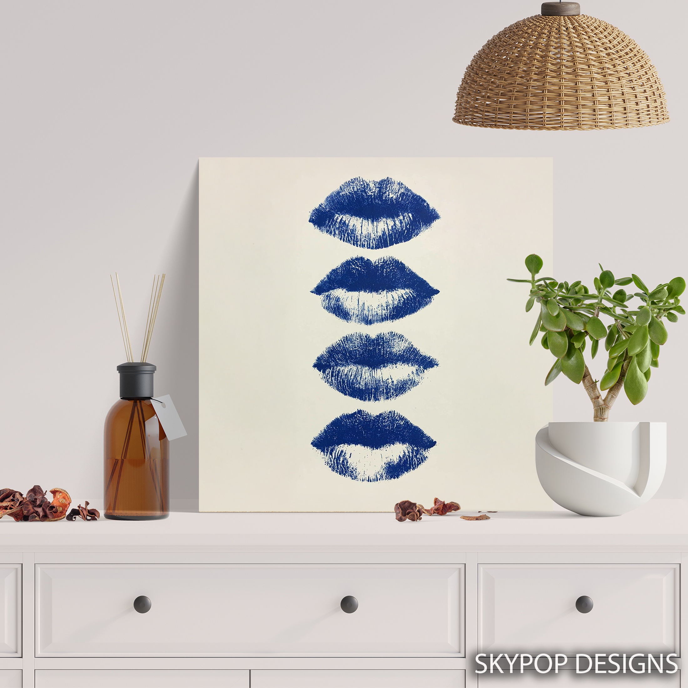 5.jpg Blue Lips Art