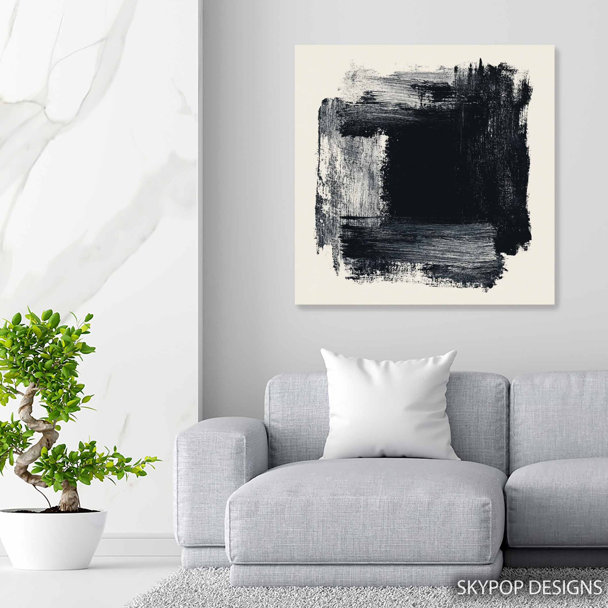 5.jpg Black Brushstroke Art