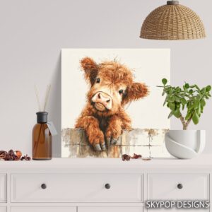 Highland Cow Art