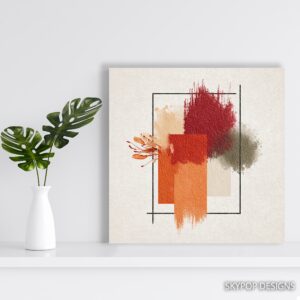 Autumn Brushstroke Art