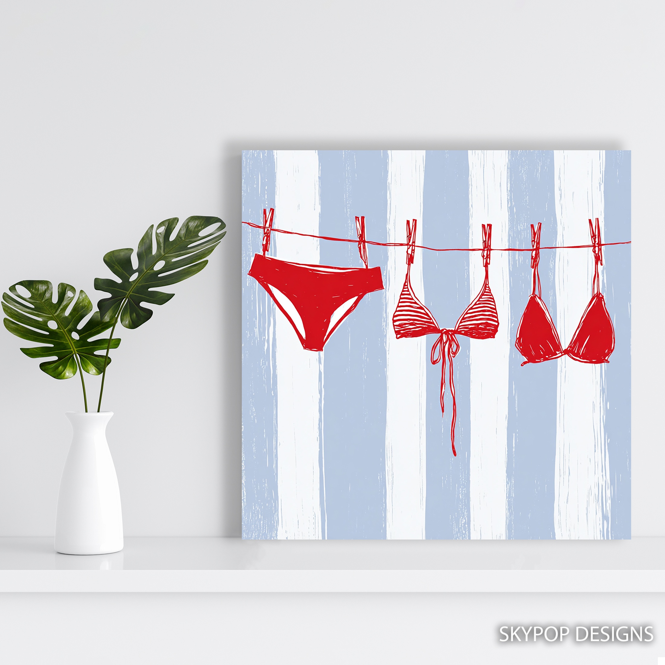 5.jpg Red Bikini Art