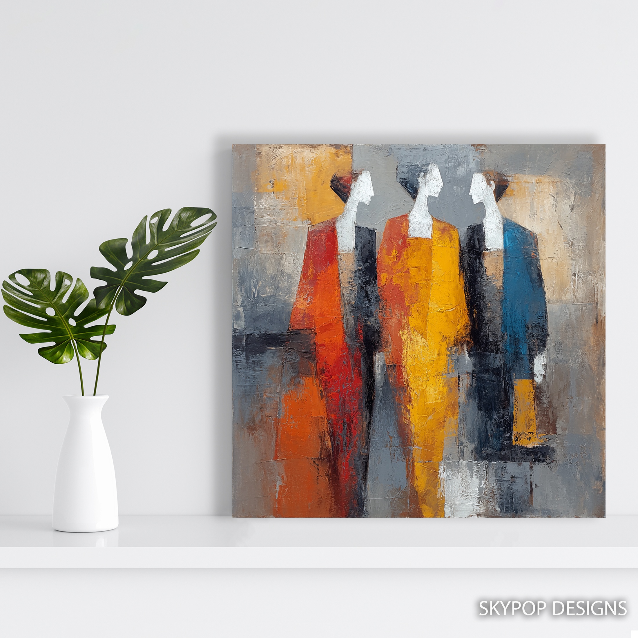 5.jpg Colorful Silhouettes Art