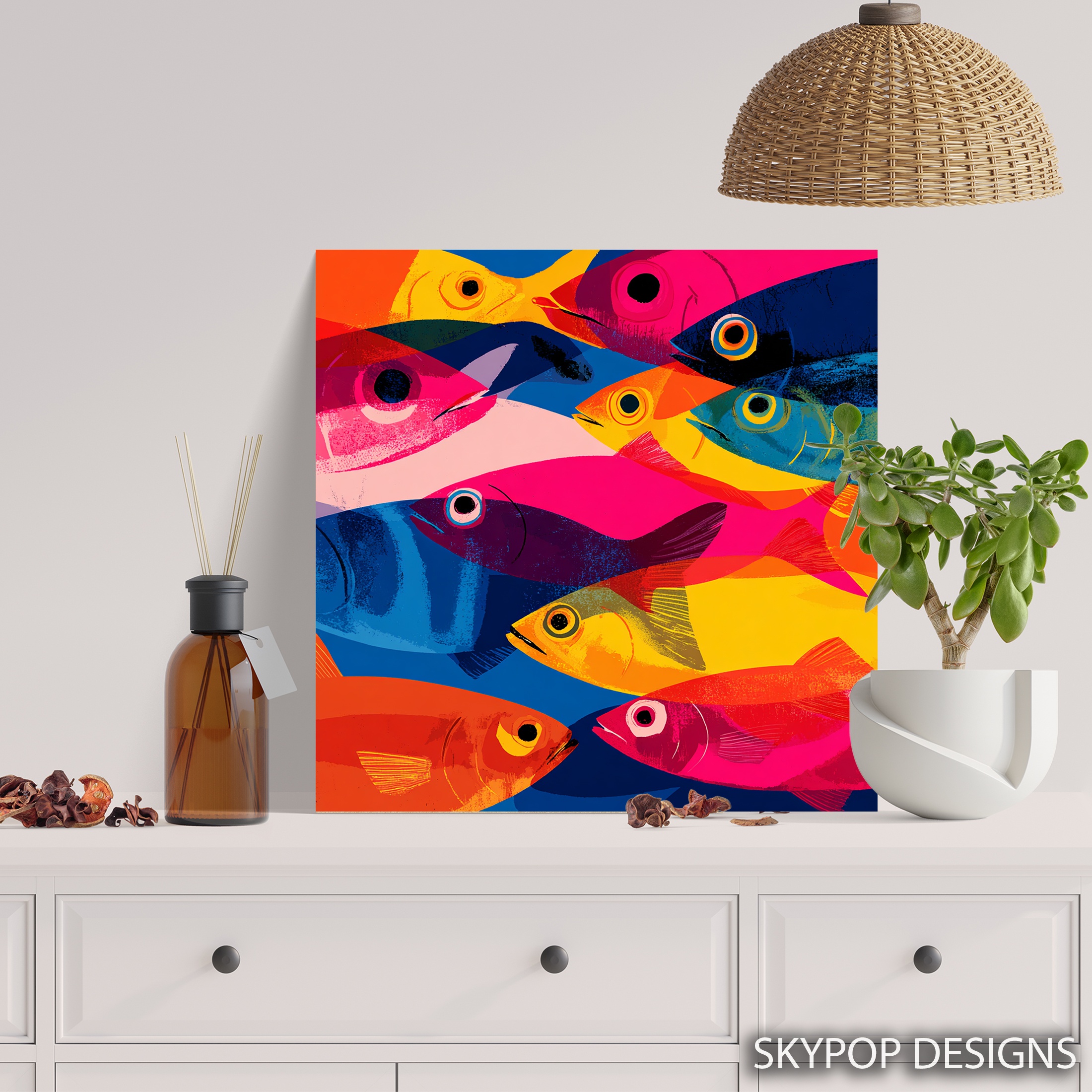 5.jpg Colorful Fish Art