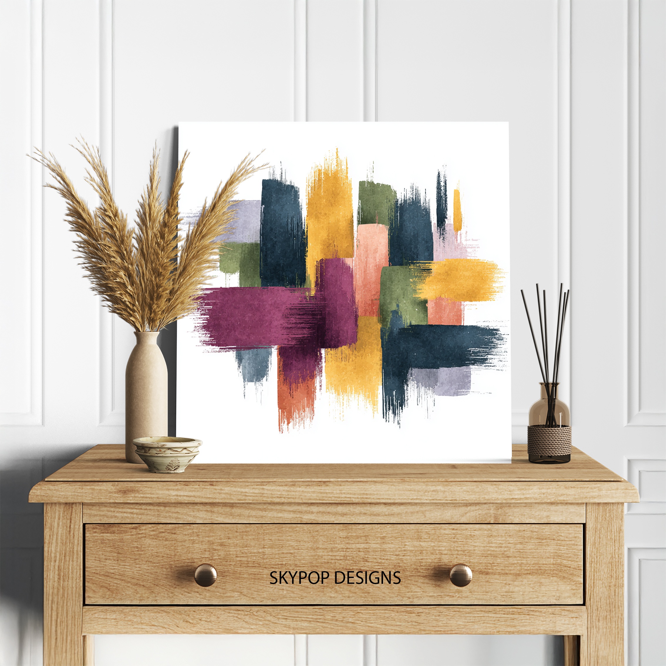 5.jpg Vibrant Brushstrokes Art
