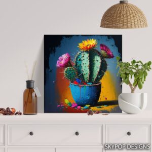 Cactus Bloom Art