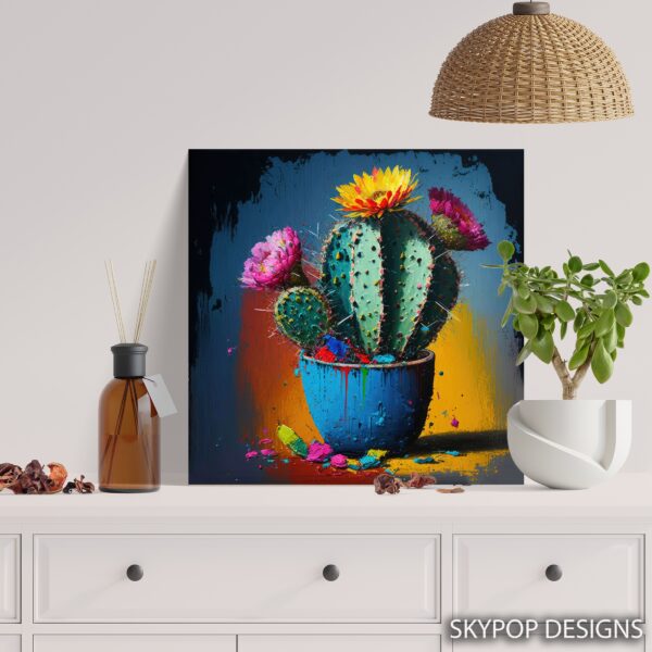 Cactus Bloom Art