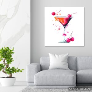 Cherry Martini Art