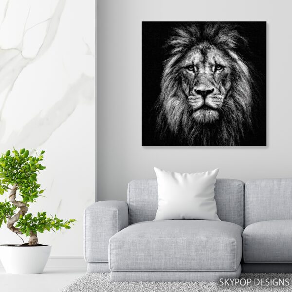 Lion Portrait Art