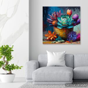 Succulent Garden Art