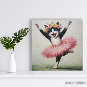 Dancing Cat Art
