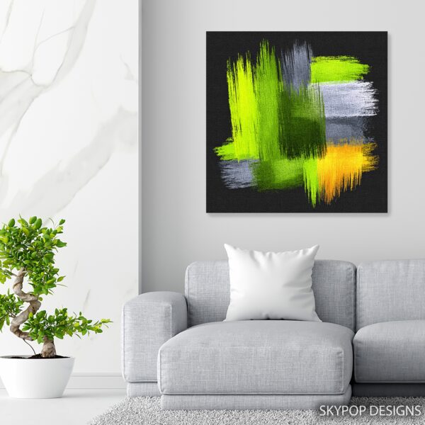 Vibrant Brushstroke Art
