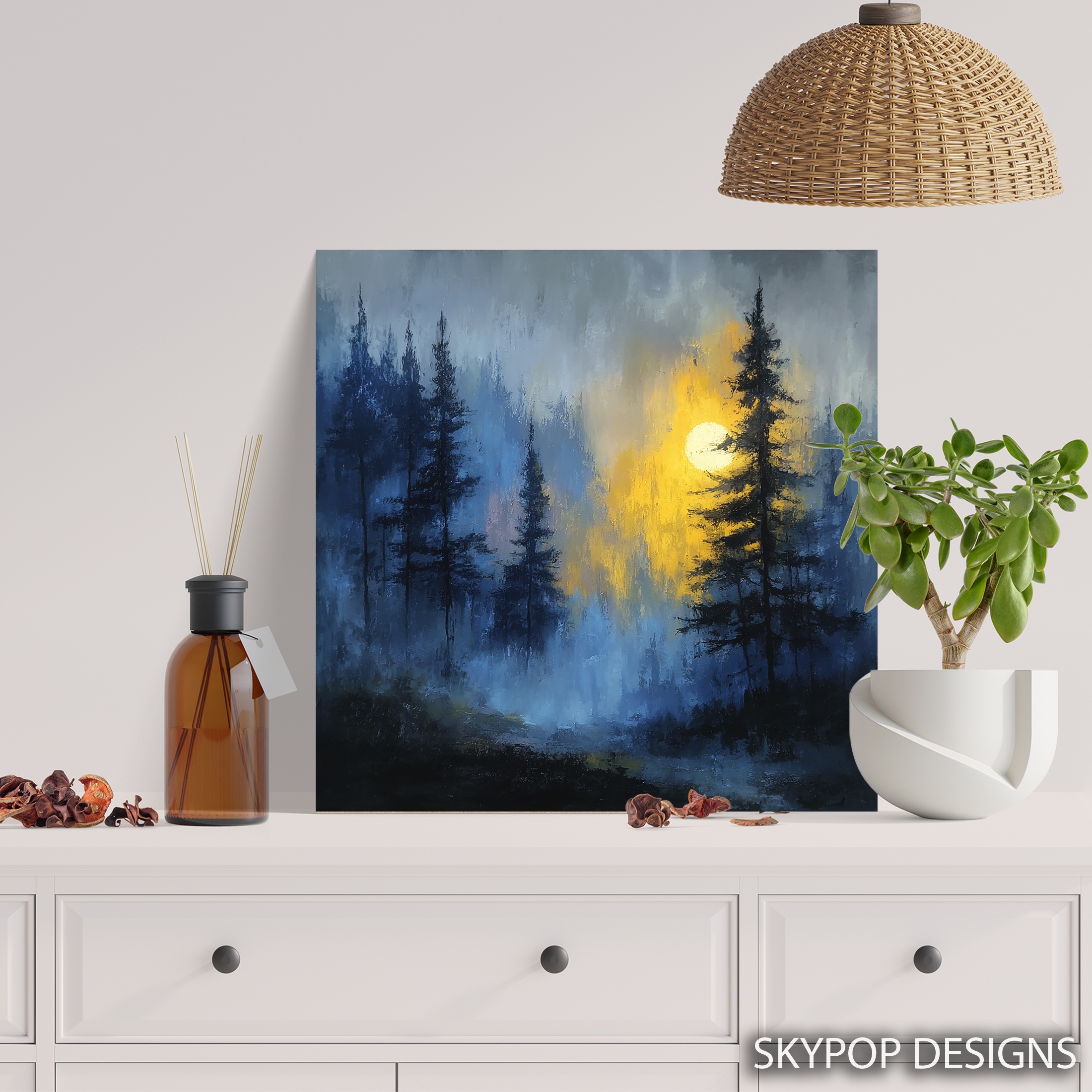 5.jpg Moonlit Forest Art