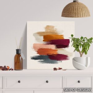 Autumn Brush Strokes Art