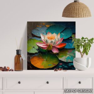 Water Lily Bloom Art