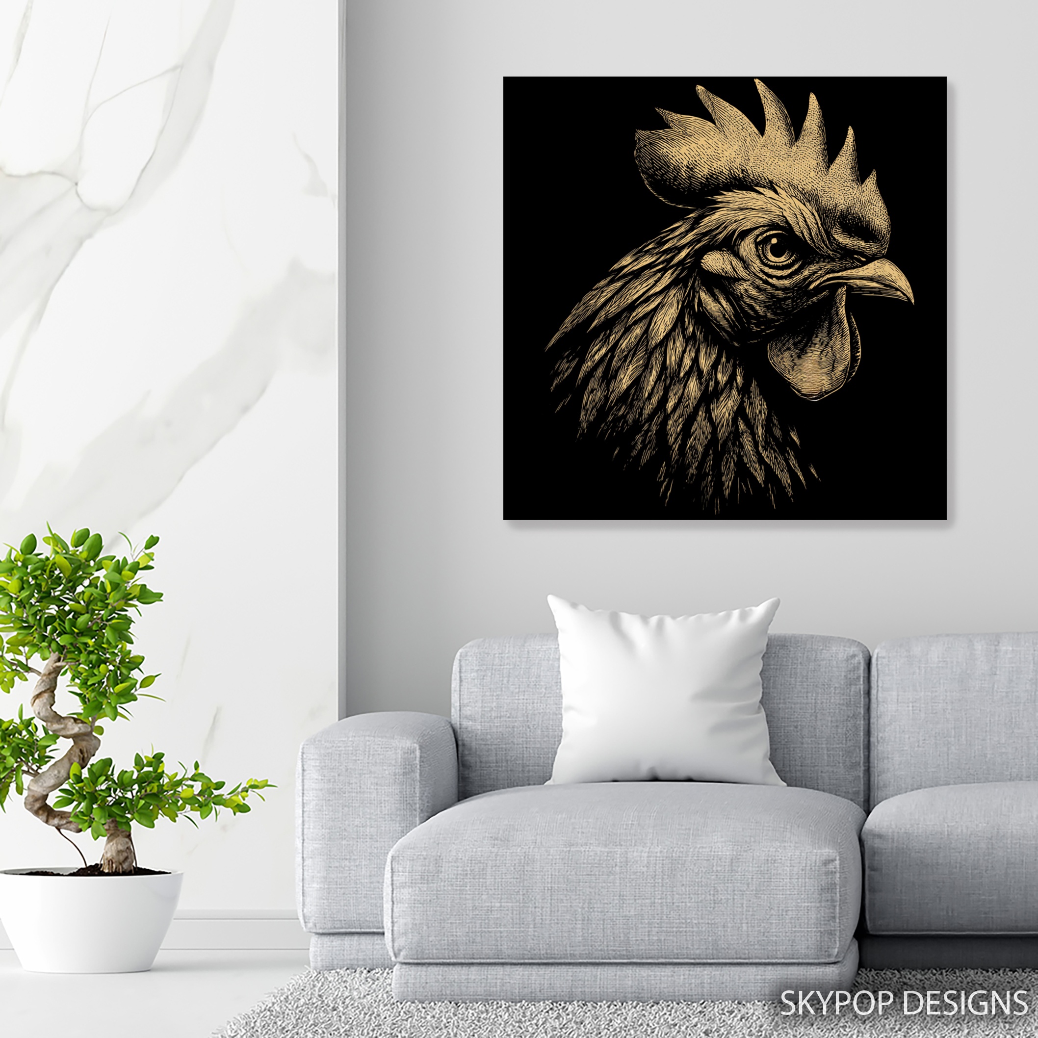 5.jpg Rooster Art