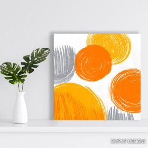 Citrus Circles Art