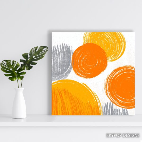 Citrus Circles Art