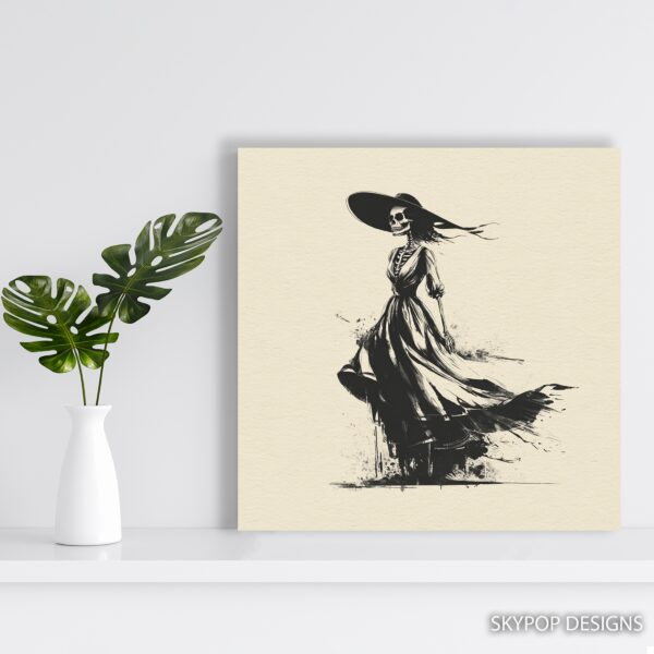 Skeleton Lady Art