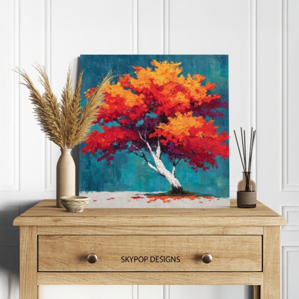 Autumn Blaze Tree Art