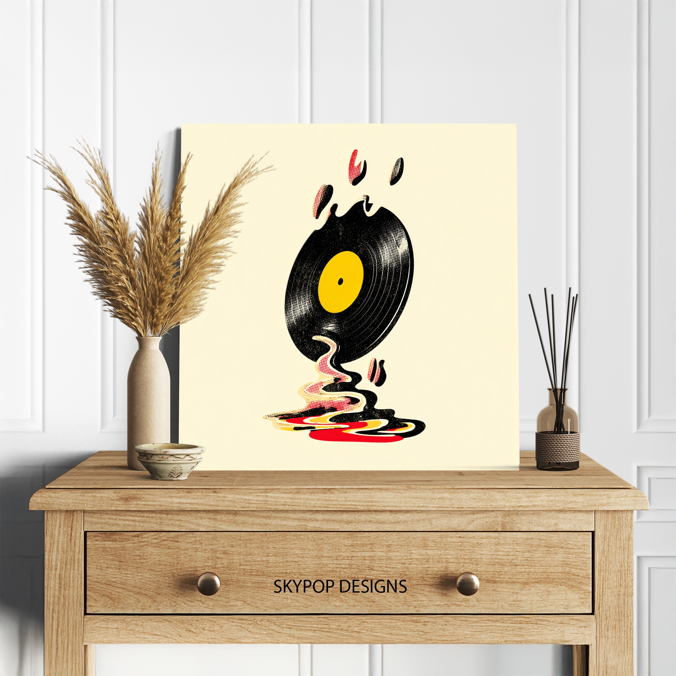 5.jpg Melting Vinyl Record Art