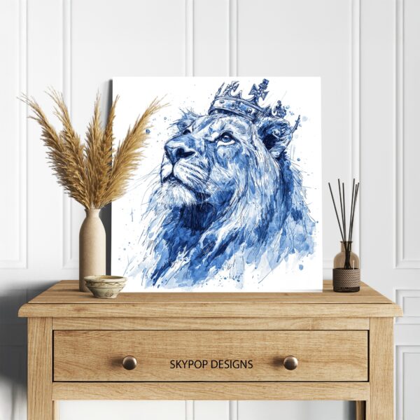 Crowned Lion Art