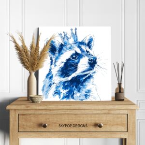 Royal Raccoon Art