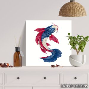 Koi Fish Art