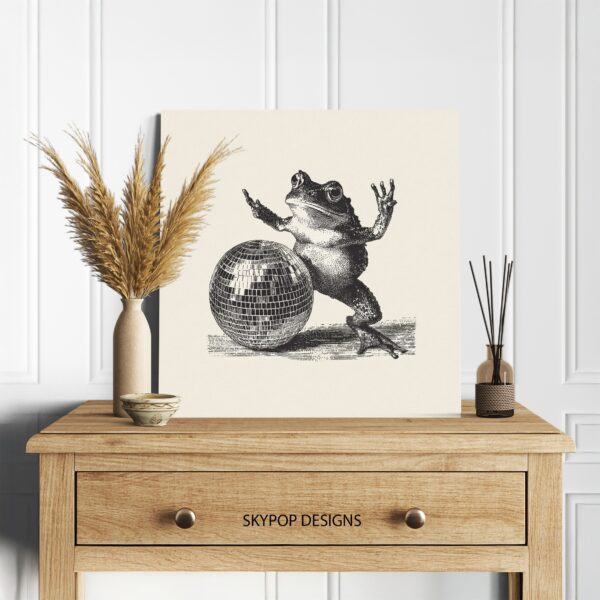 Disco Frog Art