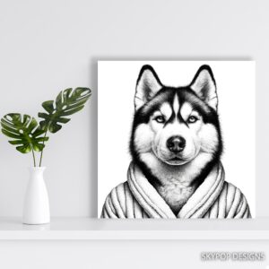 Siberian Husky Art