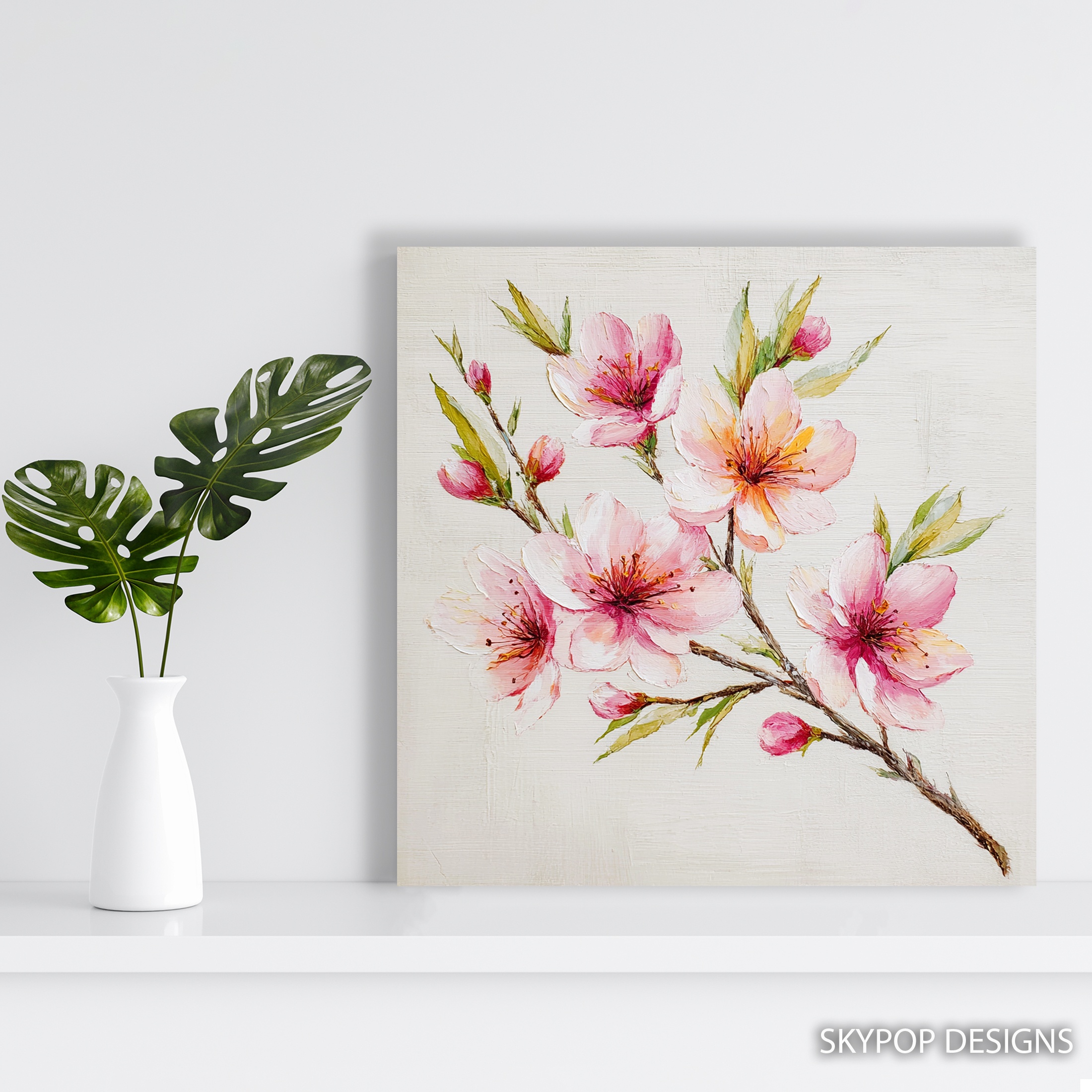 5.jpg Cherry Blossom Branch Art
