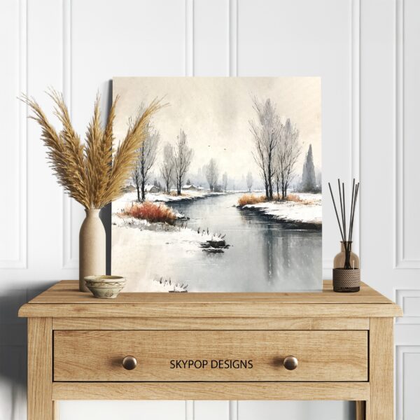 Winter Stream Art