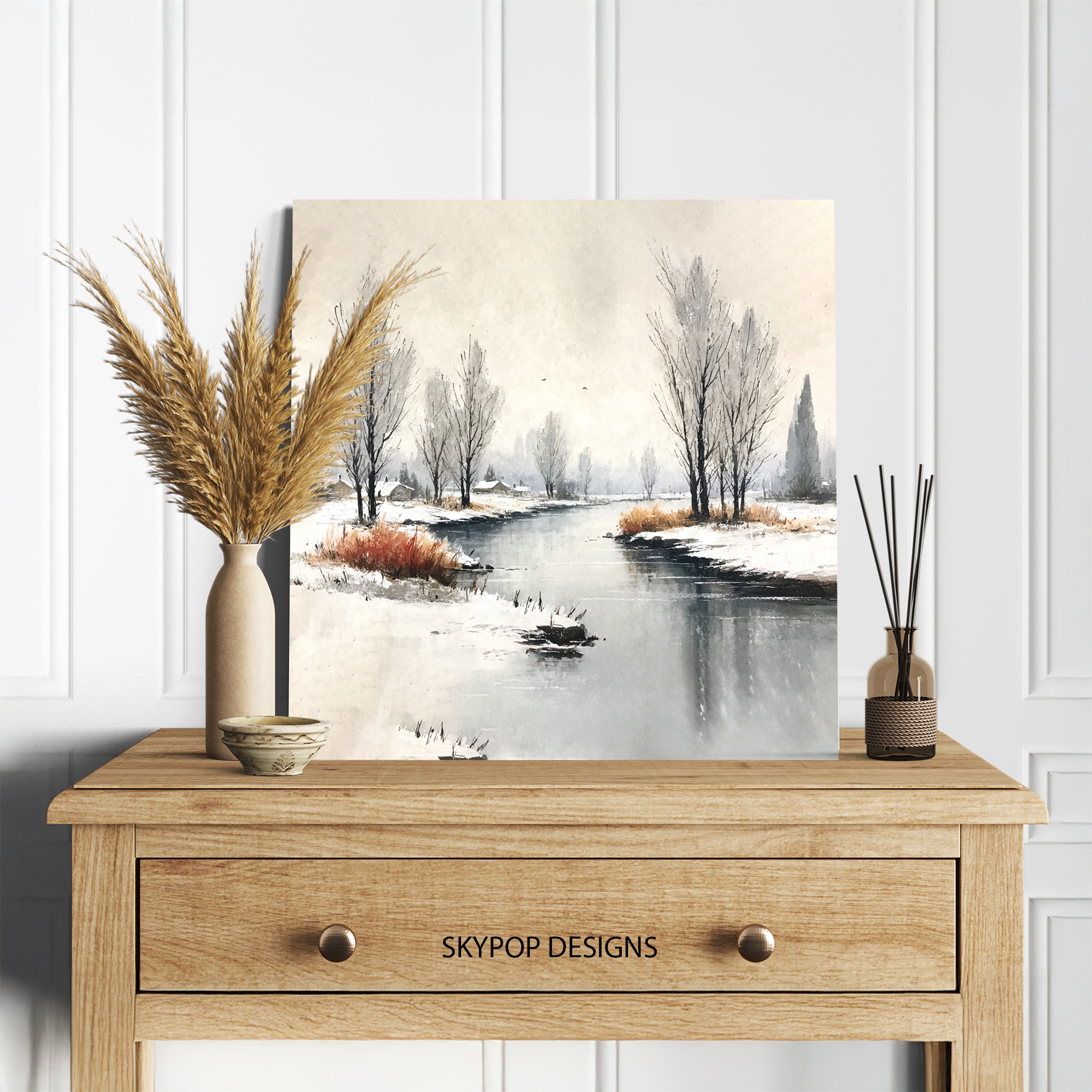 5.jpg Winter Stream Art