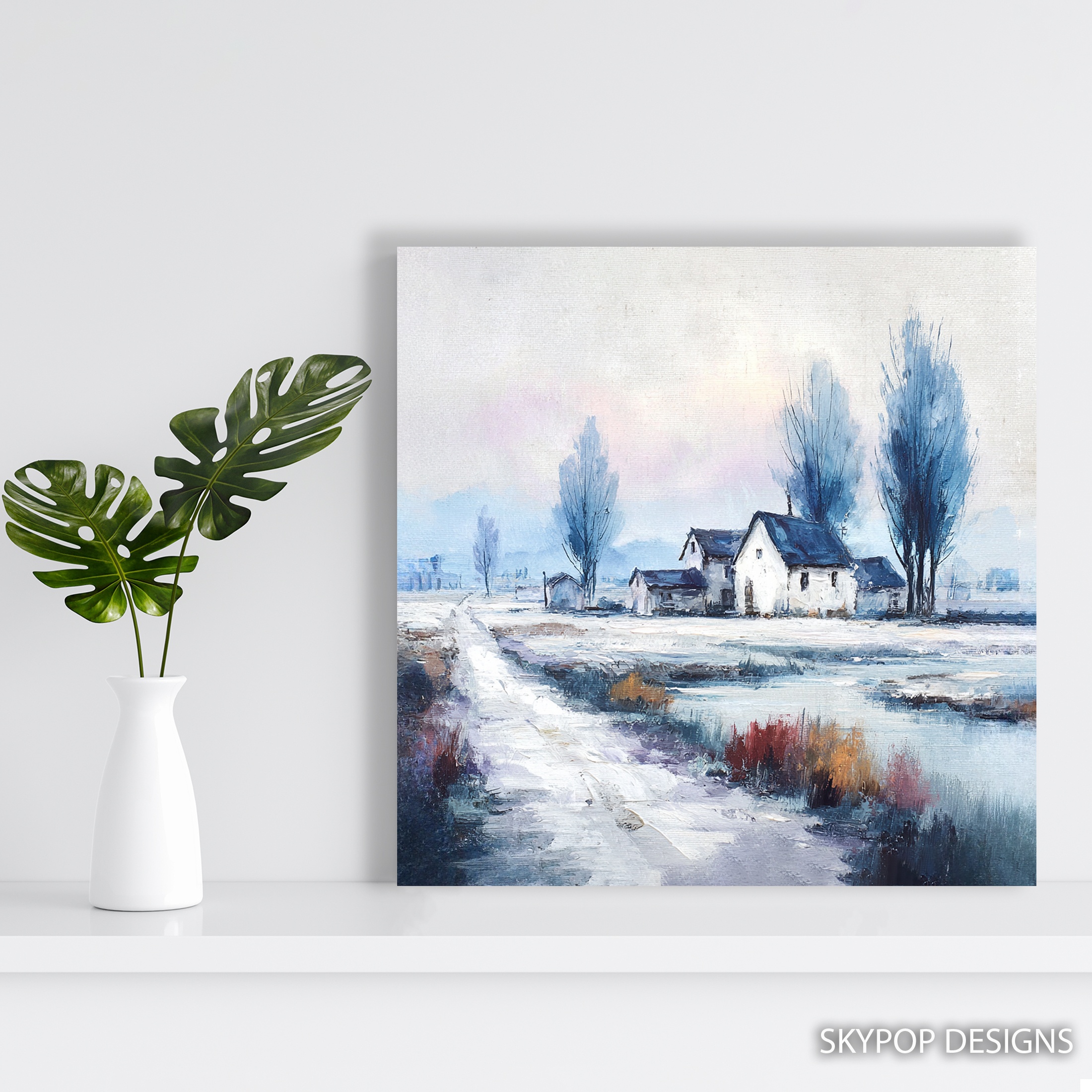 5.jpg Winter Farmhouse Art