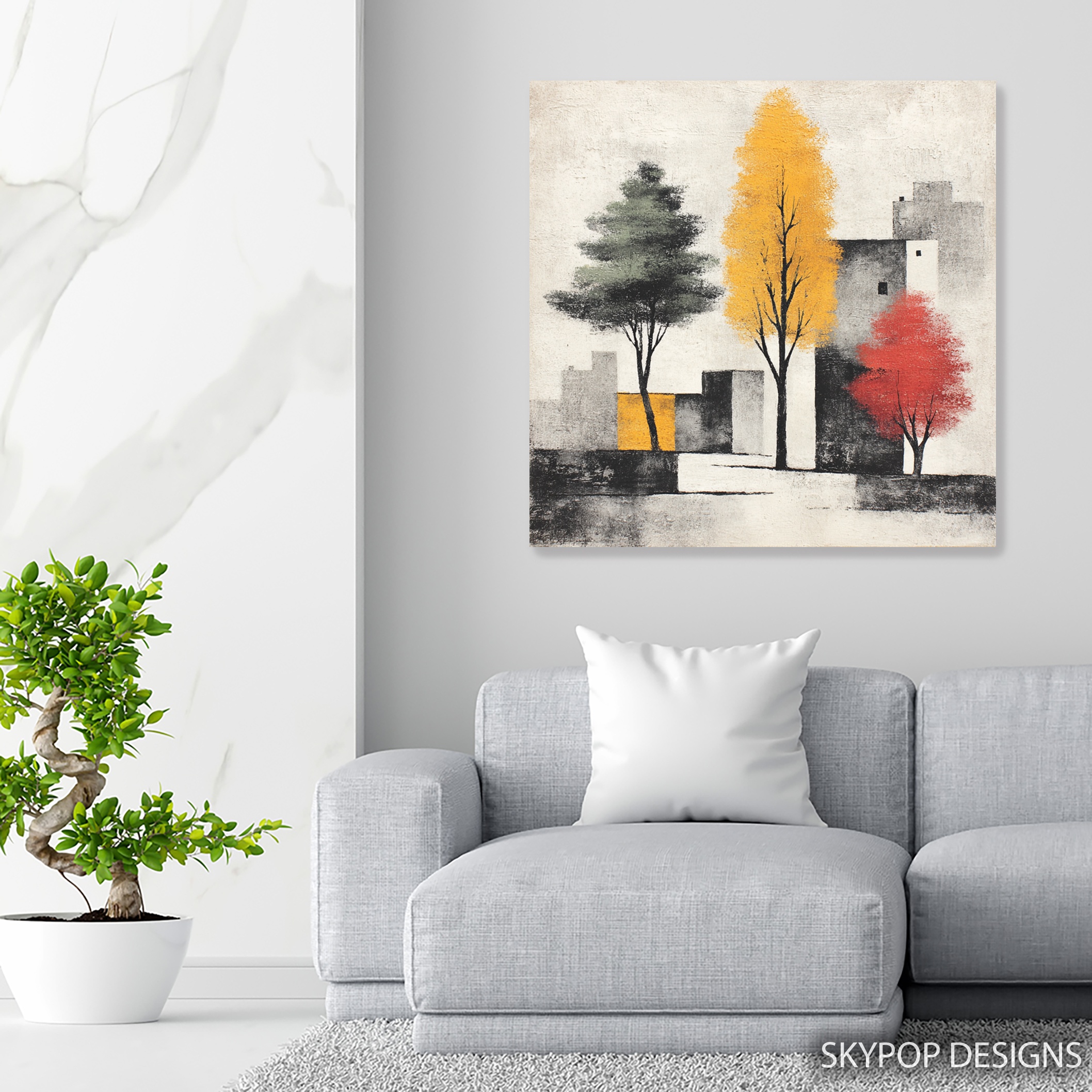 5.jpg Urban Autumn Trees Art