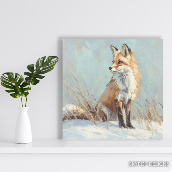 Fox Winter Art