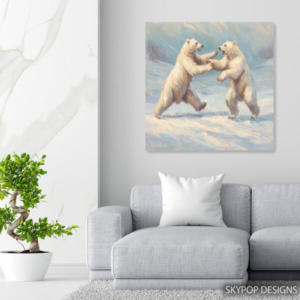 Polar Bear Dance Art