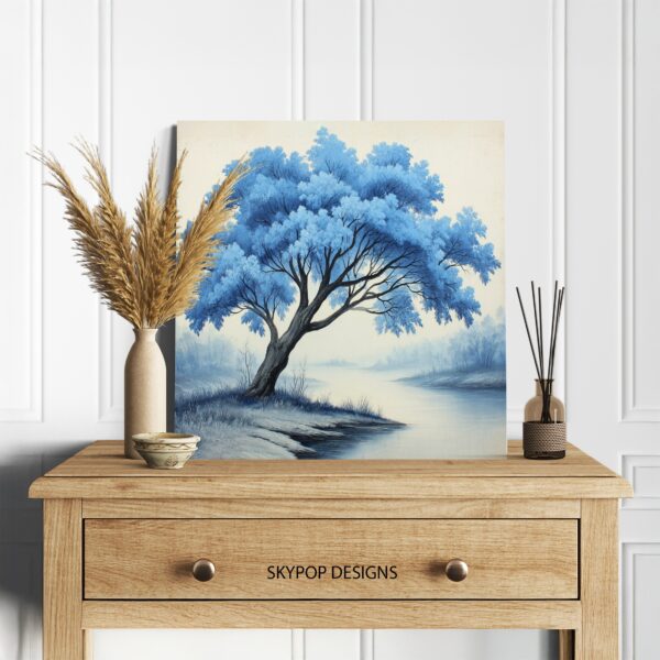 Blue Tree Art