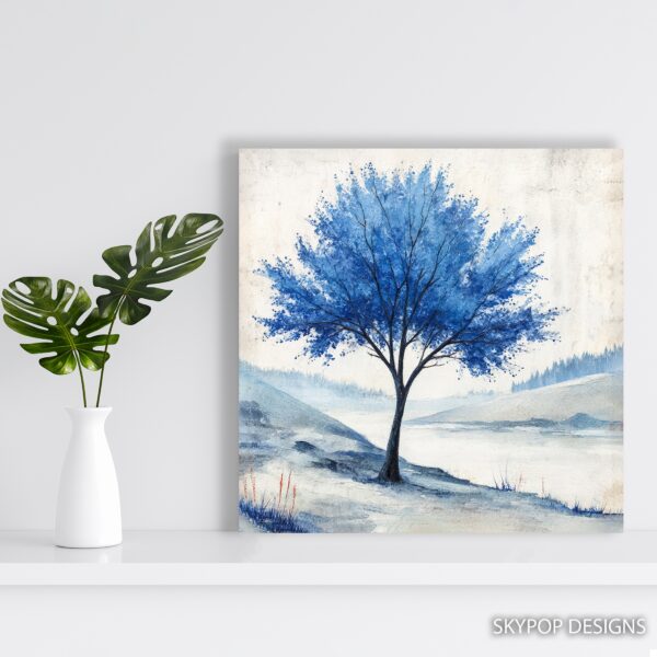 Blue Tree Art