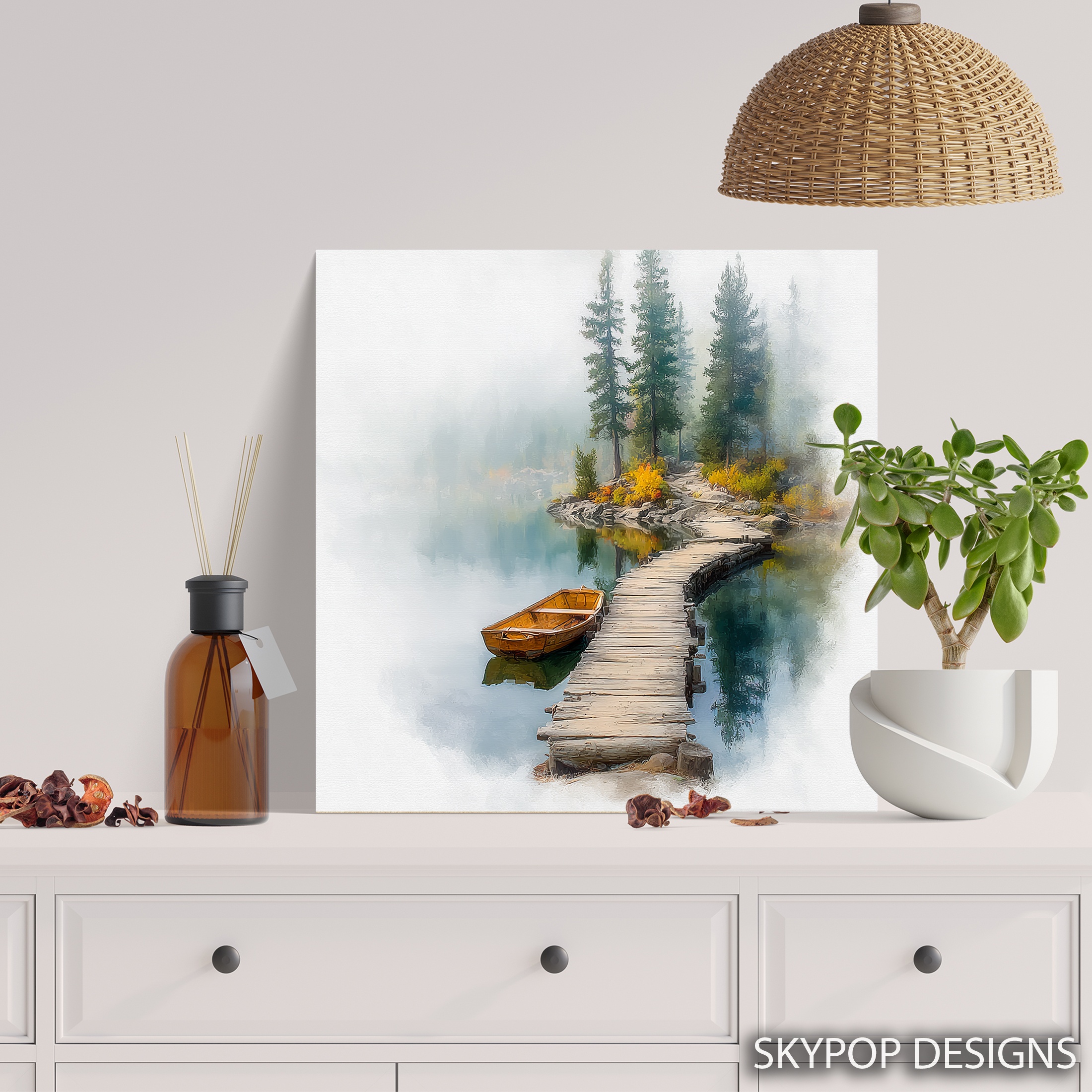 5.jpg Misty Lake Dock Art