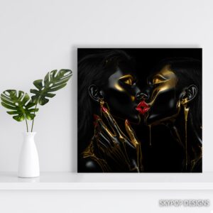 Golden Kiss Art