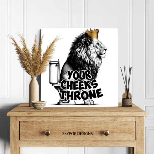 Lion King of the Throne Art