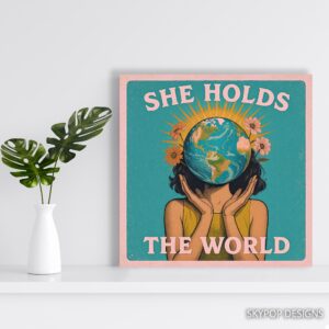 Empowered Earth Woman Art